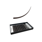 Dark brown Eyelash Extensions - C curl - Thickness 0.07, length 14mm