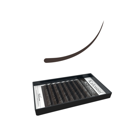Dark brown Eyelash Extensions - C curl - Thickness 0.05, MIX (lengths 7-15mm)