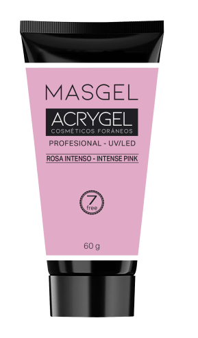 Acrygel professionale UV/LED - tonalità rosa masgel 60GR, 4 pezzi