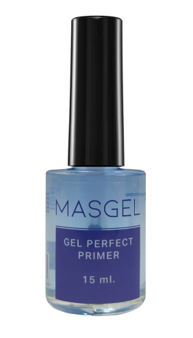 Primer perfect, bonder, 15ml masgel, También puede usarse para construcción con gel, acrílico, permanente