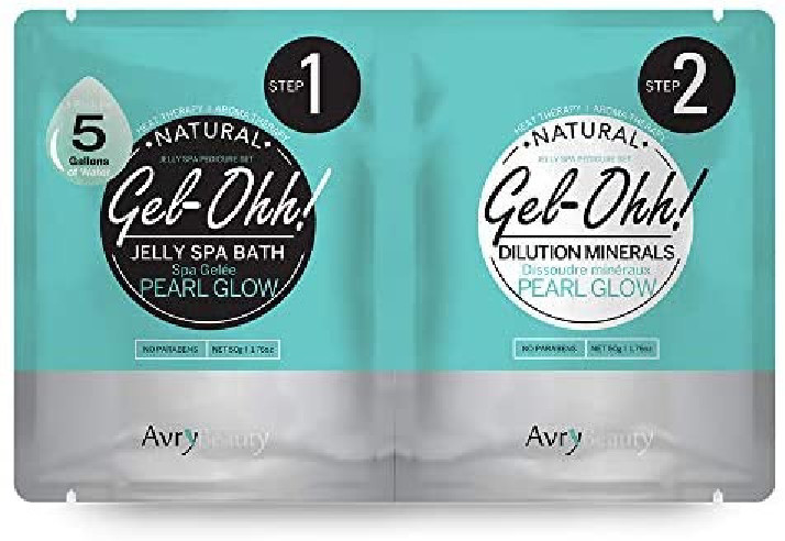 Jelly spa- gel ohh pack de 2 sobres de 50gr, perla