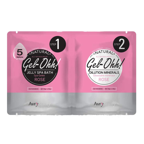 Jelly spa- gel ohh pack de 2 sobres de 50gr, rosa