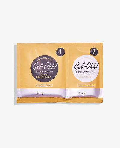 Jelly spa- gel ohh pack de 2 sobres de 50gr, milk honey
