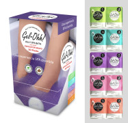 Jelly spa- gel ohh, caja dispensadora de 30 packs mixtos