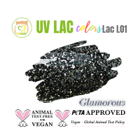 L01 Glamorous LAC BLACK Semipermanente 8gr