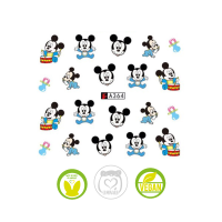 Waterdecal Trasferello: MINNIE/MICKEY Mouse A364