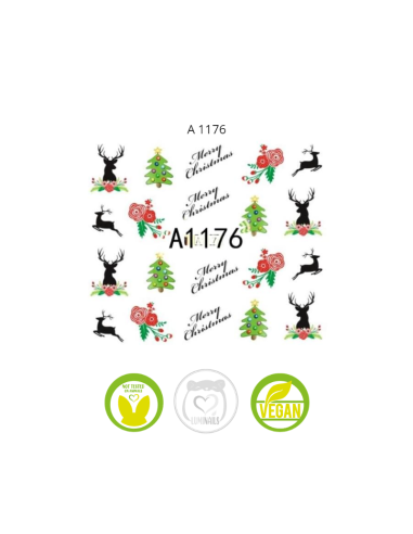 Waterdecal Trasferello: NATALE A1176