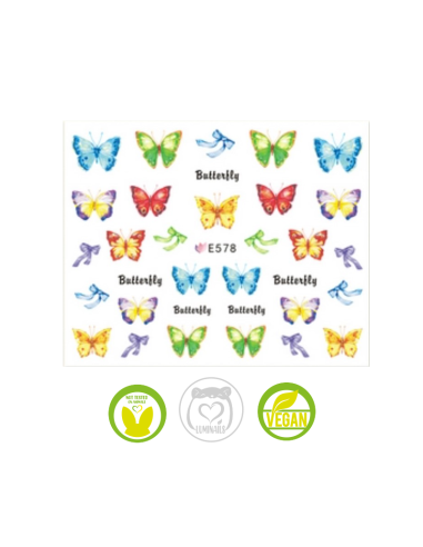 Stickers Farfalle E579