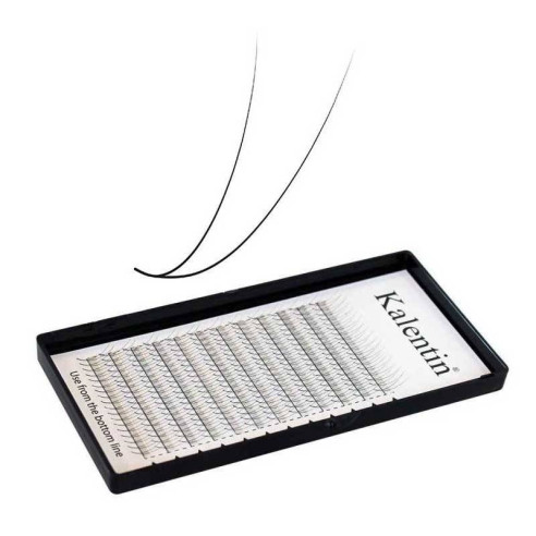 2D Eyelash Extensions - C curl - Thickness 0.07, length 14mm