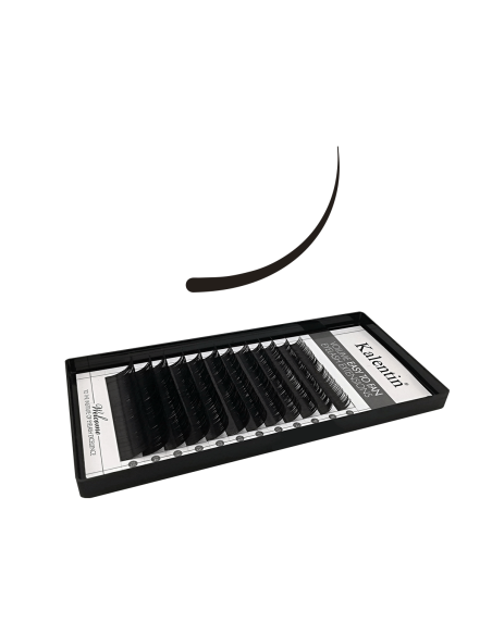Extension Ciglia volume - Mix Box Curva D - Spessore 0.10