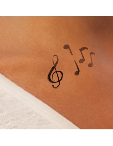LADOT PIETRA TATUAGGIO PICCOLO NOTA MUSICA