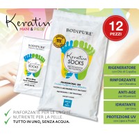 BODIPURE Calze idratanti alla cheratina / Keratin Socks 12pz